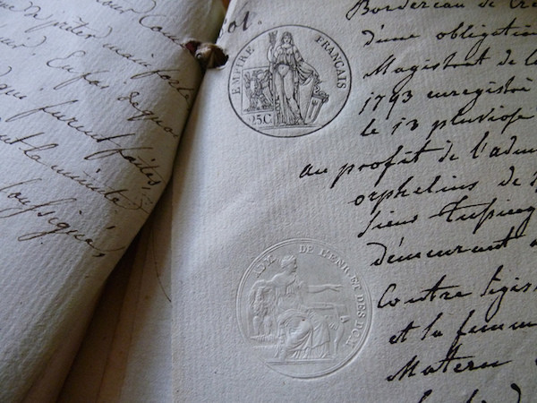 storebukkebruse”Old document with nice stamp”