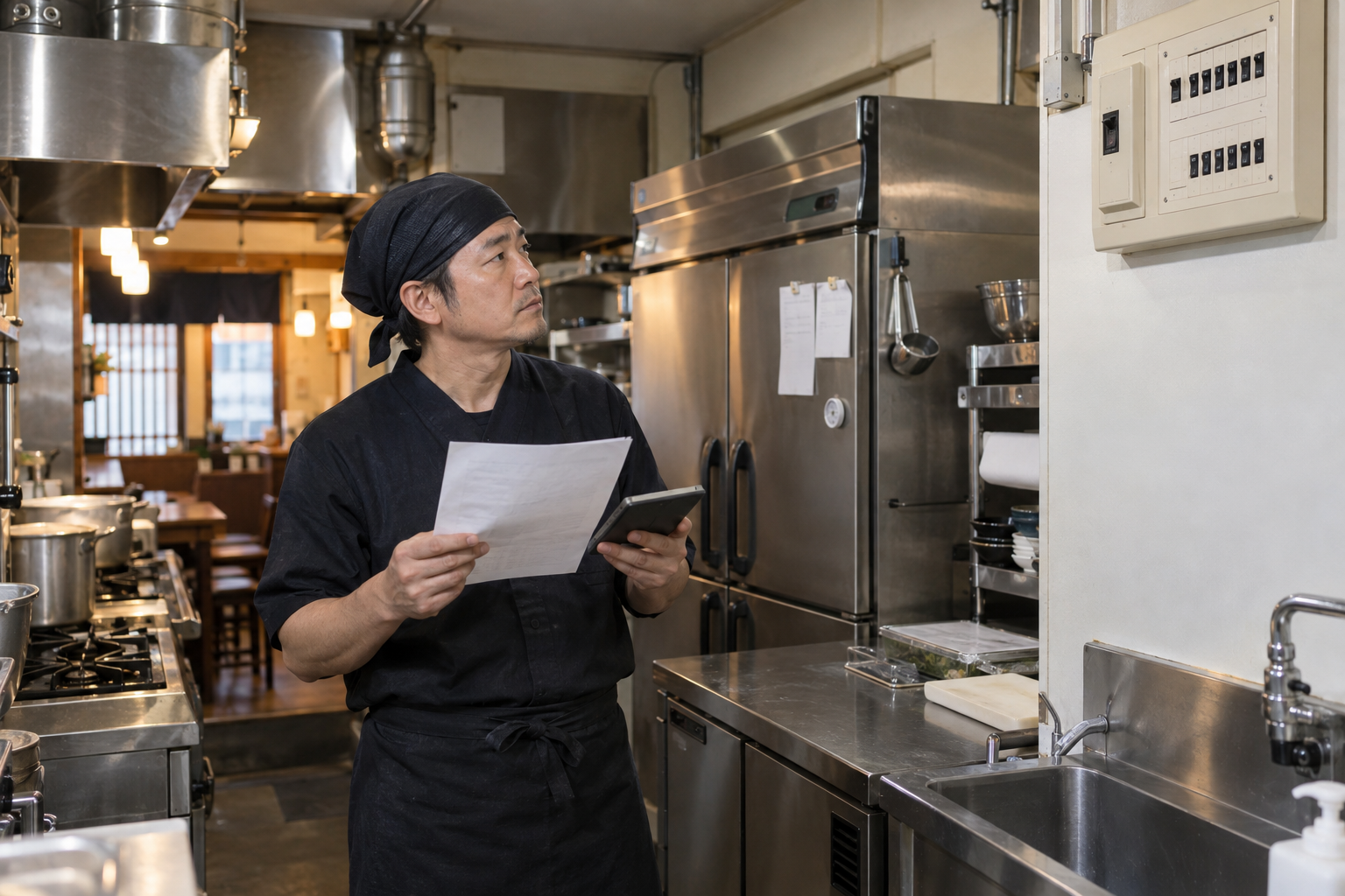 【月約1.2万円削減も】10～15坪の飲食店が電気代を下げる5つの見直し｜2026年東京電力